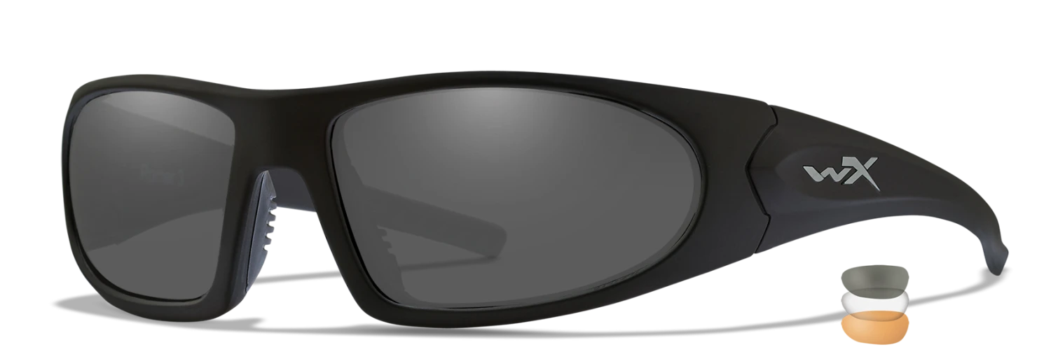 Gear WILEY X ROMER 3 SUNGLASSES 3 Lens Pack ~ Smoke Grey- Clear- Light Rust With Matte Black Frame 1 Gear WILEY X ROMER 3 SUNGLASSES 3 Lens Pack ~ Smoke Grey- Clear- Light Rust With Matte Black Frame