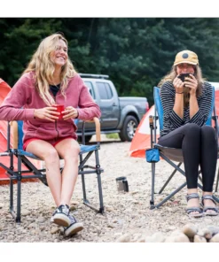 EUREKA DIRECTOR CHAIR WITH SIDE TABLE Camping & Hunting