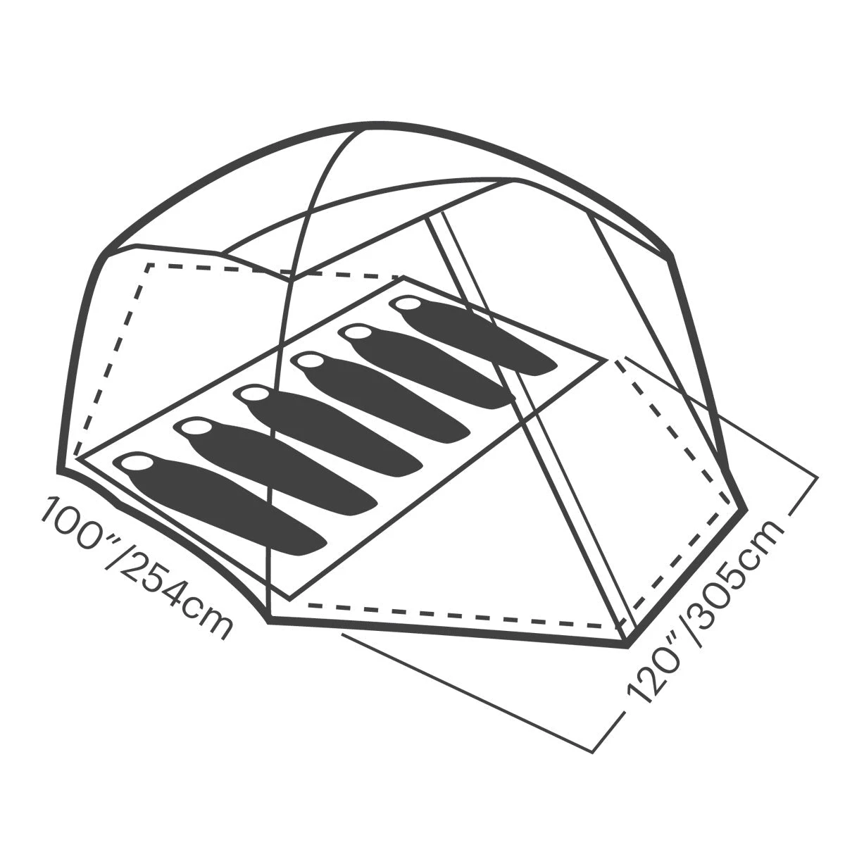 Gear EUREKA SPACE CAMP TENT 5 Gear EUREKA SPACE CAMP TENT