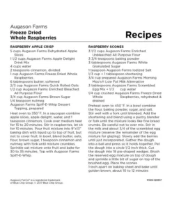 Augason Farms Freeze Dried Whole Raspberries Food & Food Storage