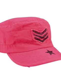 Rothco Women's Vintage Stripes & Stars Adjustable Fatigue Cap - Pink