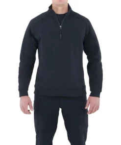 FIRST TACTICAL MEN'S COTTON JOB SHIRT QUARTER ZIP