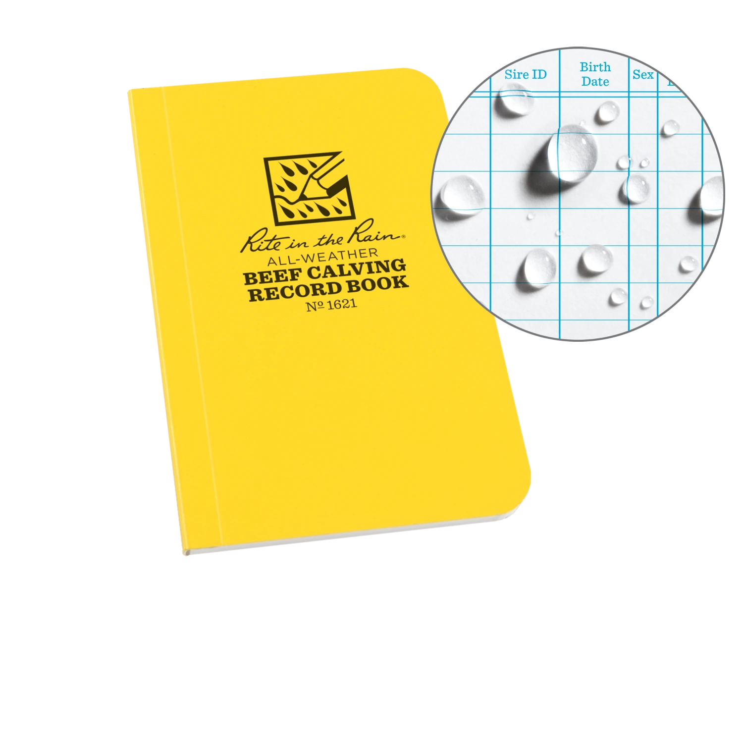 Rite In The Rain Weatherproof Beef Calving Record Notebook, 3" X 4.625" Waterproof Notebooks 1 Rite In The Rain Weatherproof Beef Calving Record Notebook, 3" X 4.625" Waterproof Notebooks