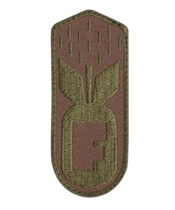 Rothco F-Bomb Patch With Hook Back - Coyote Brown