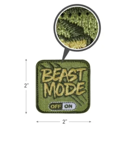 Rothco Beast Mode Patch With Hook Back