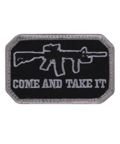 Rothco Come And Take It Morale Patch Black