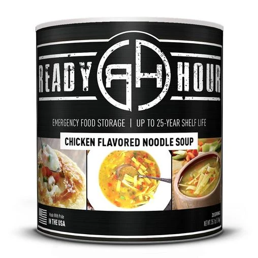 Ready Hour Chicken Flavored Noodle Soup #10 Can 1 Ready Hour Chicken Flavored Noodle Soup #10 Can