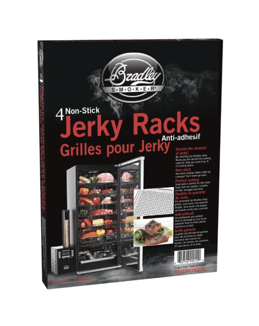 Bradley Smoker Jerky Racks, Teflon Coating, 15×11.9 In, 4 Pack 1 Bradley Smoker Jerky Racks, Teflon Coating, 15×11.9 In, 4 Pack