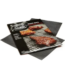Bradley Smoker Non-Stick Silicon Mat, Magic Mats, 4 Pack, Black