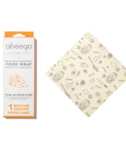 Abeego Reusable Beeswax Food Wraps - Square Food & Food Storage 16 Abeego Reusable Beeswax Food Wraps - Square Food & Food Storage
