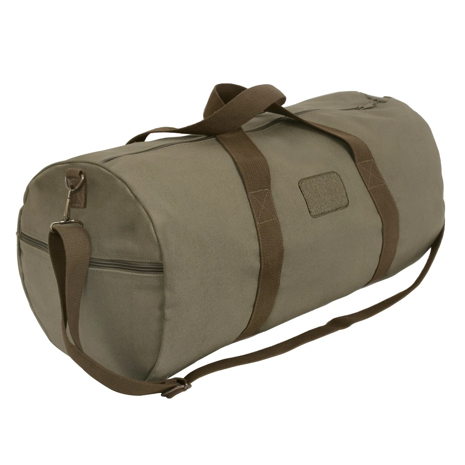 Rothco Two-Tone Shoulder Duffel Bag With Loop Patch Duffel Bags 1 Rothco Two-Tone Shoulder Duffel Bag With Loop Patch Duffel Bags