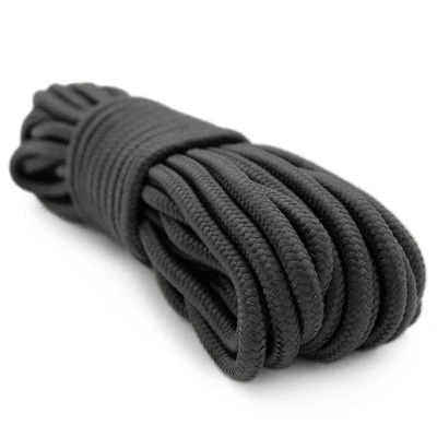 Good2GoCo 9MM (3/8") X 50' NYLON BRAIDED ROPE - BLACK Gear 1 Good2GoCo 9MM (3/8") X 50' NYLON BRAIDED ROPE - BLACK Gear