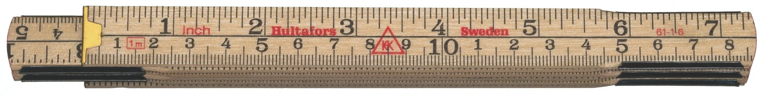 Hultafors Folding Rule 61 — 1m, 6 Sections 1 Hultafors Folding Rule 61 — 1m, 6 Sections