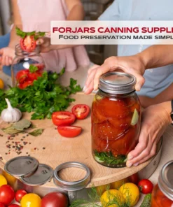 ForJars Canning Lids & Bands 12 Sets