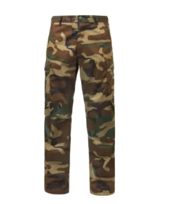 Rothco Relaxed Fit Zipper Fly BDU Pants - Woodland Camo
