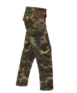 Rothco Relaxed Fit Zipper Fly BDU Pants - Woodland Camo 7 Rothco Relaxed Fit Zipper Fly BDU Pants - Woodland Camo