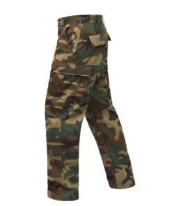 Rothco Relaxed Fit Zipper Fly BDU Pants - Woodland Camo 8 Rothco Relaxed Fit Zipper Fly BDU Pants - Woodland Camo