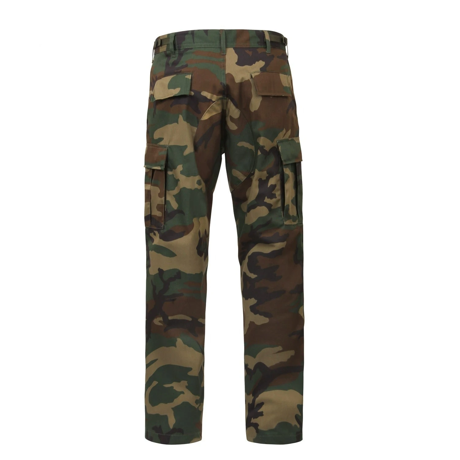Rothco Relaxed Fit Zipper Fly BDU Pants - Woodland Camo 2 Rothco Relaxed Fit Zipper Fly BDU Pants - Woodland Camo
