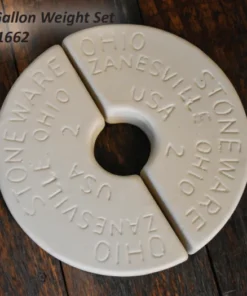 Ohio Stoneware Preserving Crock Weights