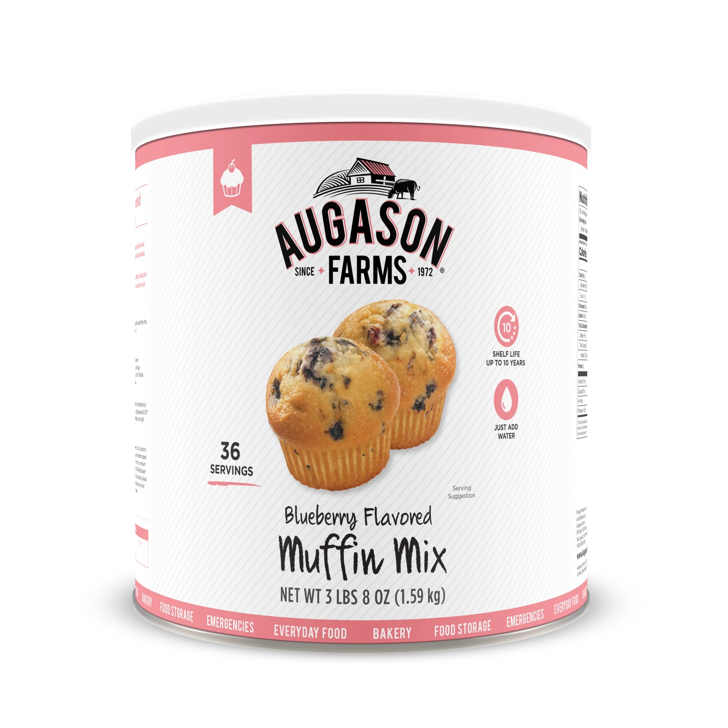Augason Farms Blueberry Muffin Mix 1 Augason Farms Blueberry Muffin Mix