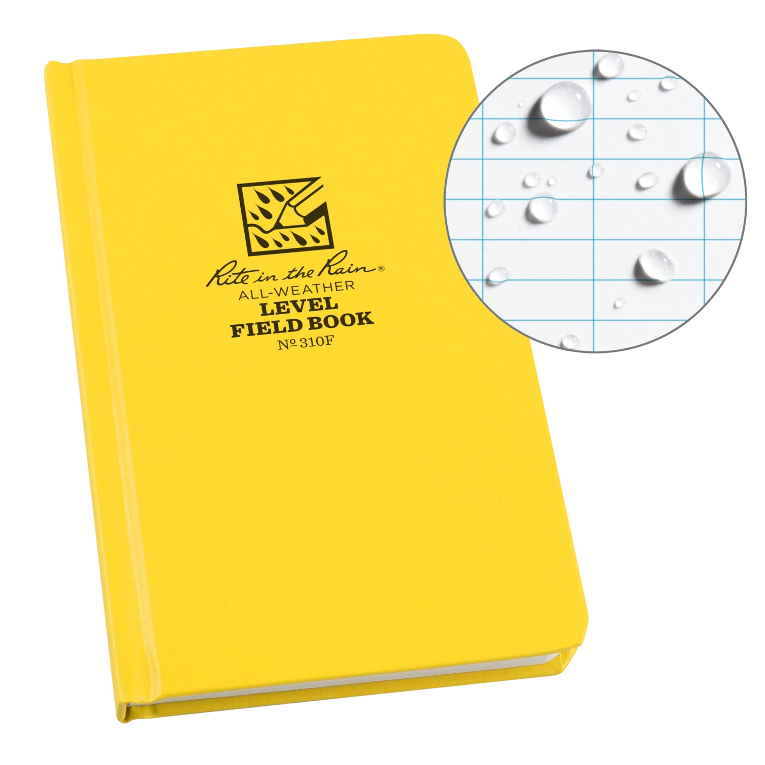 Waterproof Notebooks Rite In The Rain Weatherproof Hard Cover Notebook, 4.75 In. X 7.5 In. Level Pattern 1 Waterproof Notebooks Rite In The Rain Weatherproof Hard Cover Notebook, 4.75 In. X 7.5 In. Level Pattern
