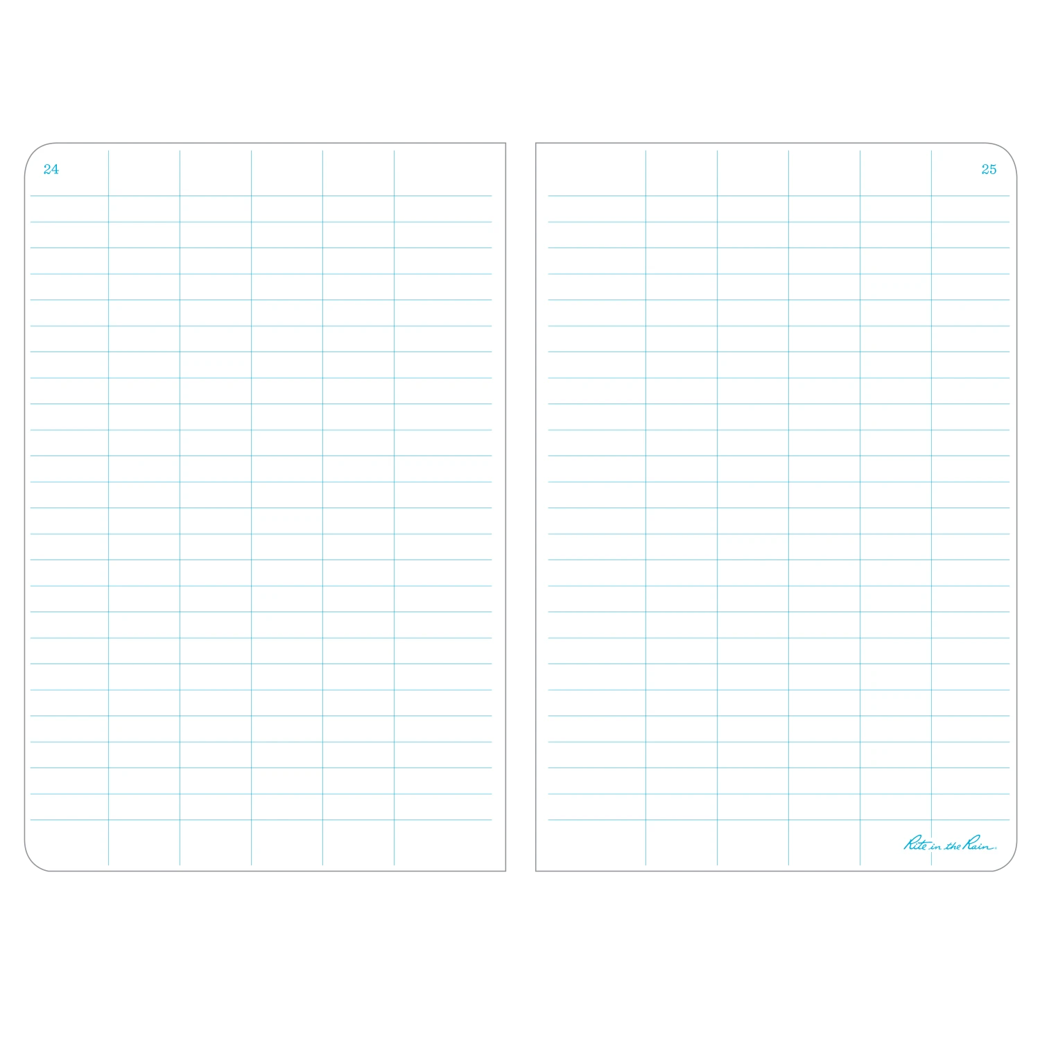 Rite In The Rain Weatherproof Stapled Pattern Notebook, 4.625 In. X 7 In. - 3 Pack Books, Binders & Notepads 7 Rite In The Rain Weatherproof Stapled Pattern Notebook, 4.625 In. X 7 In. - 3 Pack Books, Binders & Notepads