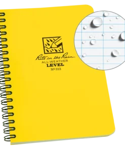 Rite In The Rain Weatherproof Side Spiral Notebook, 4.625 In. X 7 In. 22 Rite In The Rain Weatherproof Side Spiral Notebook, 4.625 In. X 7 In.