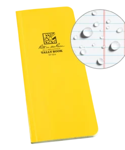 Rite In The Rain Weatherproof Soft Cover Tally Notebook, 3.5 In. X 8 In. Waterproof Notebooks