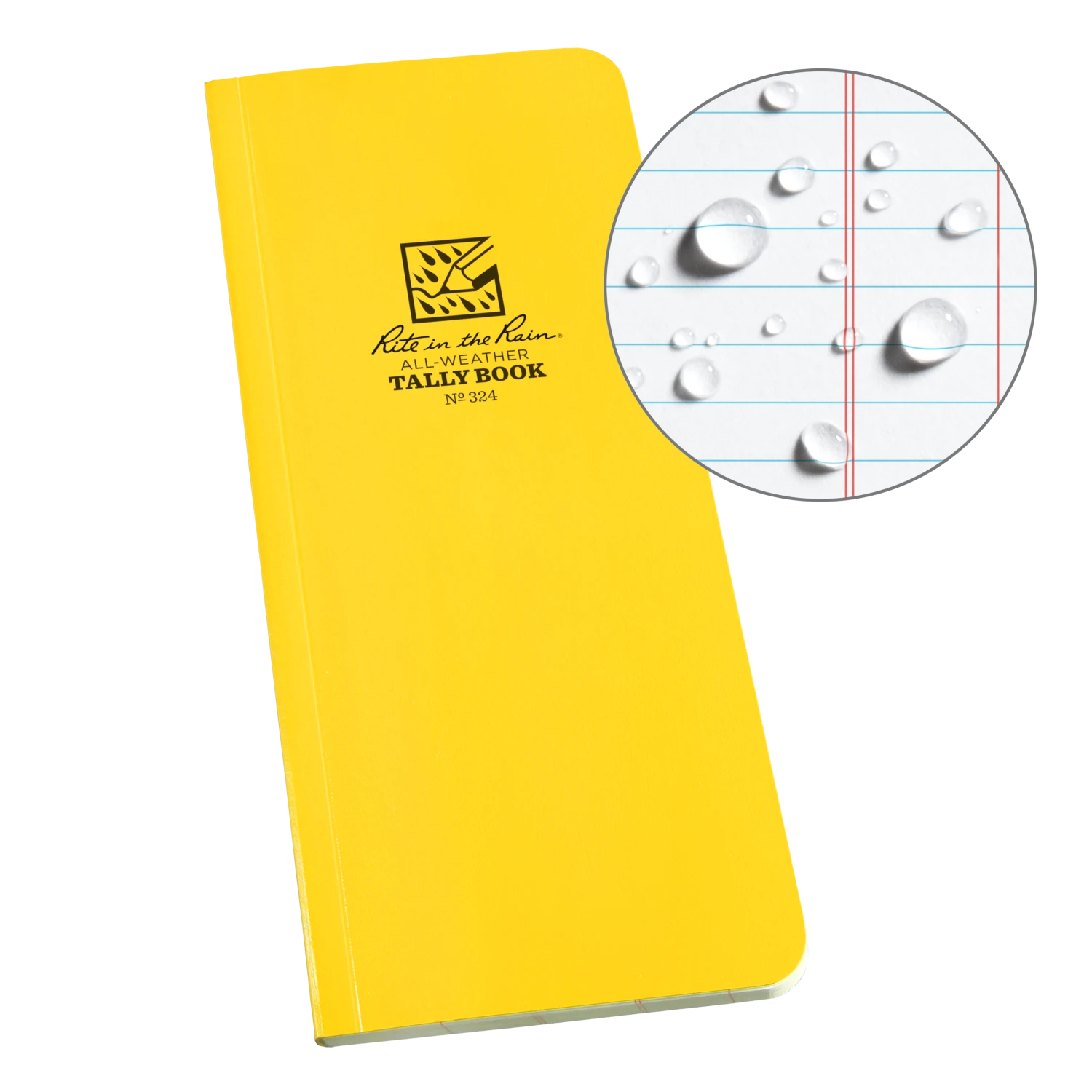 Rite In The Rain Weatherproof Soft Cover Tally Notebook, 3.5 In. X 8 In. Waterproof Notebooks 1 Rite In The Rain Weatherproof Soft Cover Tally Notebook, 3.5 In. X 8 In. Waterproof Notebooks