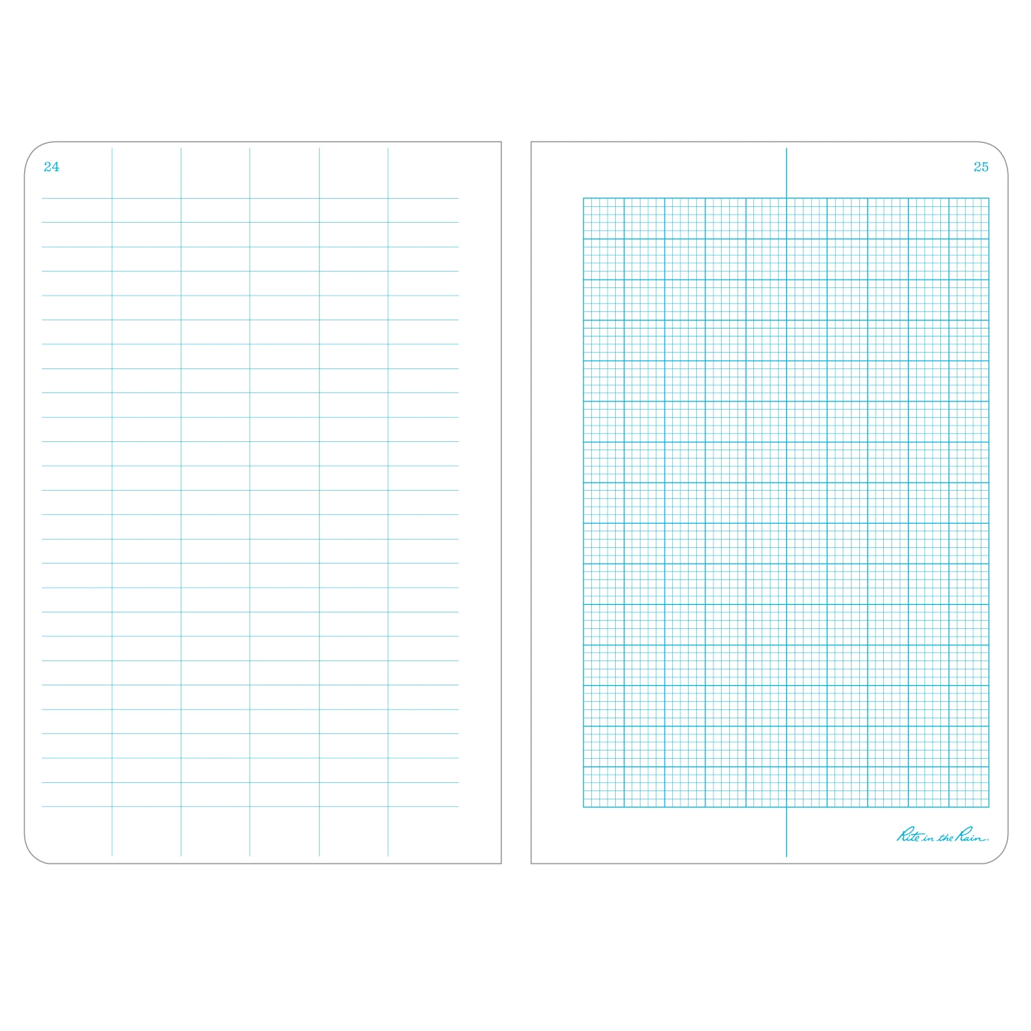 Rite In The Rain Weatherproof Stapled Pattern Notebook, 4.625 In. X 7 In. - 3 Pack Books, Binders & Notepads 11 Rite In The Rain Weatherproof Stapled Pattern Notebook, 4.625 In. X 7 In. - 3 Pack Books, Binders & Notepads