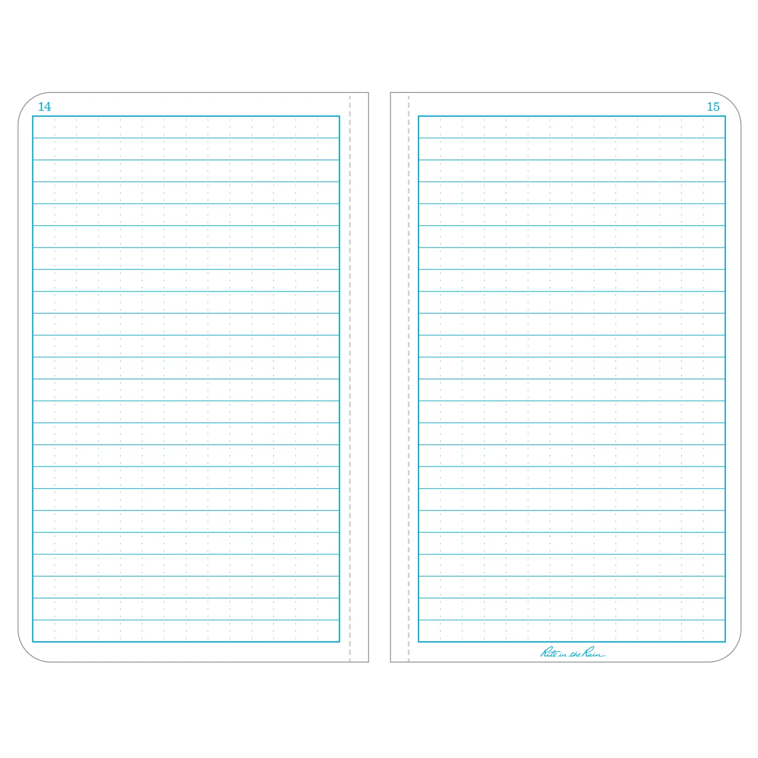 Rite In The Rain Weatherproof Hard Cover Notebook, 4.25 In. X 6.75 In. 4 Rite In The Rain Weatherproof Hard Cover Notebook, 4.25 In. X 6.75 In.