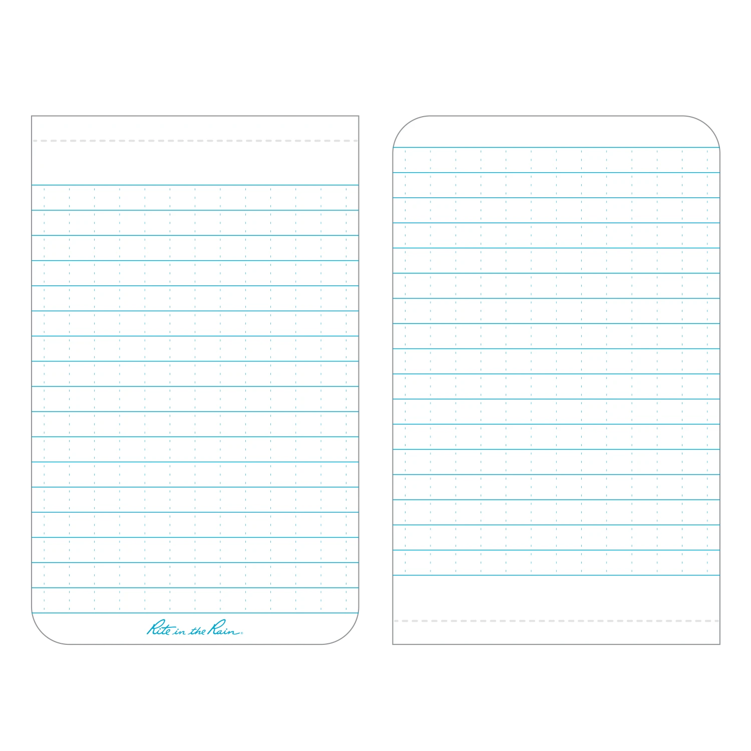 Waterproof Notebooks Rite In The Rain Weatherproof Top Bound Notebook, 3.25 In. X 5.25 In. 6 Waterproof Notebooks Rite In The Rain Weatherproof Top Bound Notebook, 3.25 In. X 5.25 In.