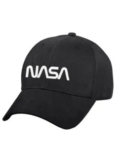 Rothco NASA Worm Logo Low Profile Cap - Black - One Size