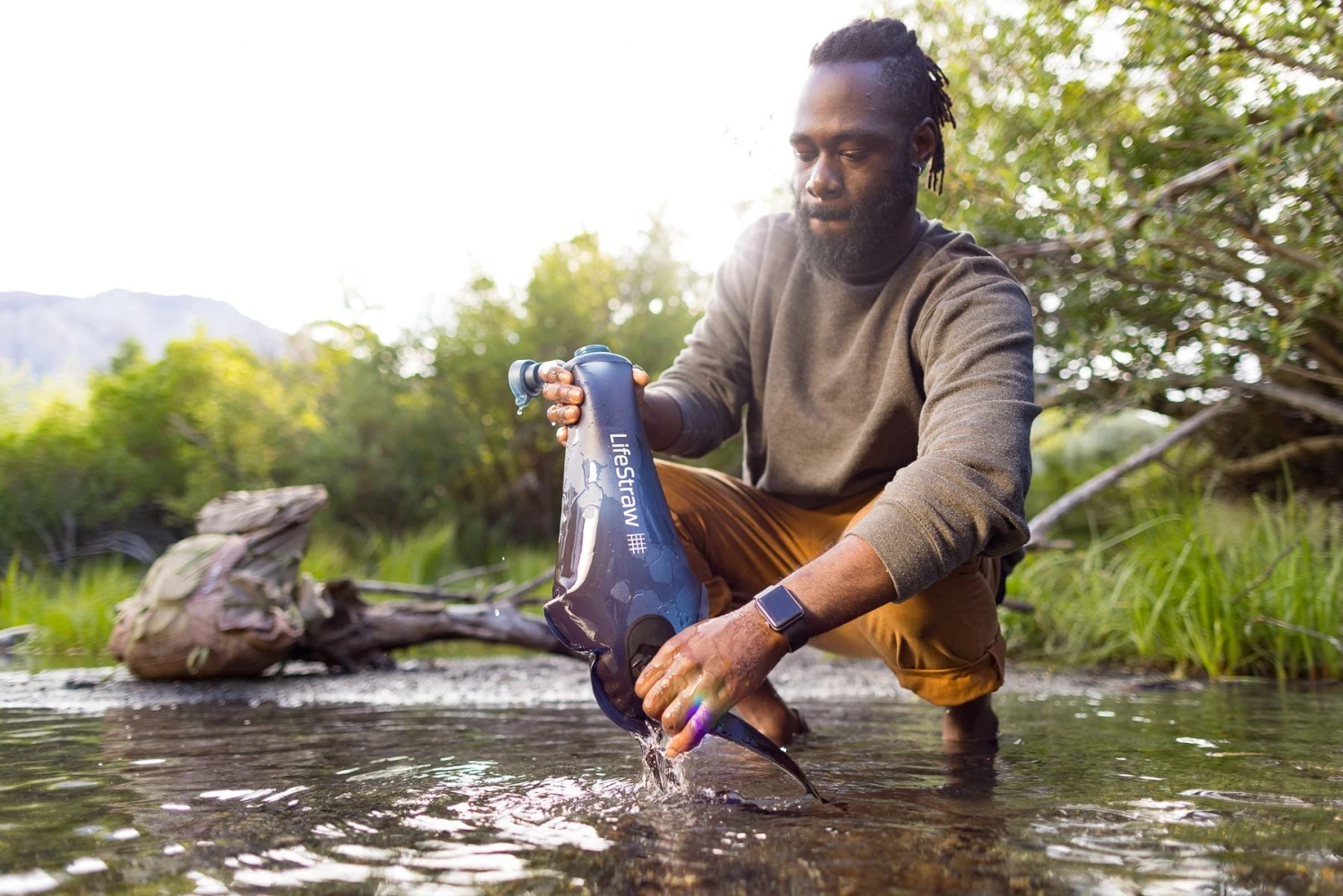 LifeStraw Peak Series Compact Gravity Water Filter System 3L 3 LifeStraw Peak Series Compact Gravity Water Filter System 3L