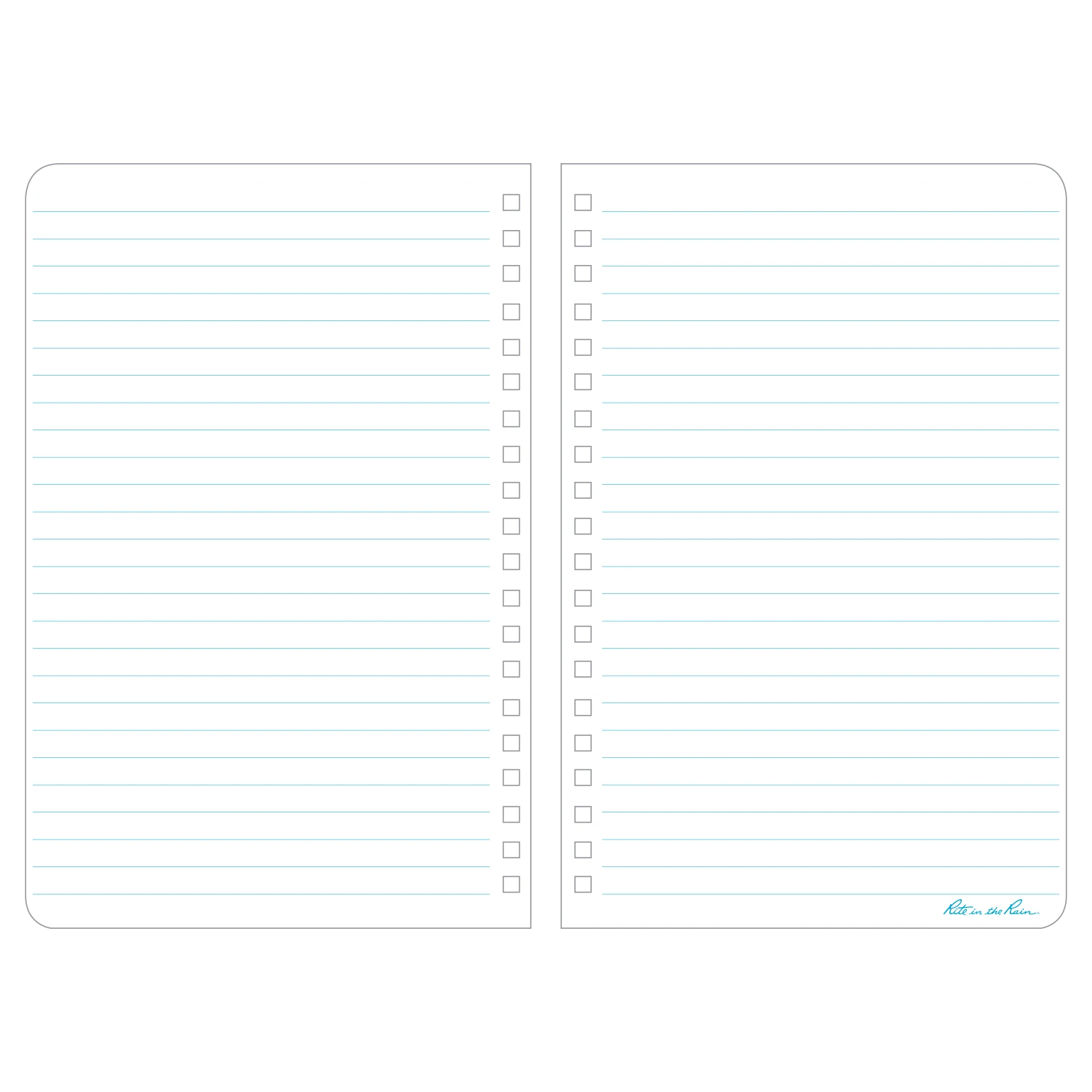 Rite In The Rain Weatherproof Side Spiral Notebook, 4.625 In. X 7 In. 5 Rite In The Rain Weatherproof Side Spiral Notebook, 4.625 In. X 7 In.