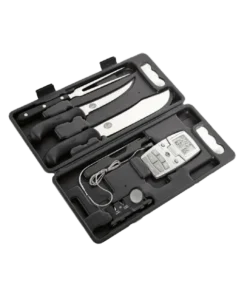 Bradley Accessories Bradley Smoking Tools, 5 Pieces: Butcher Knife, Boning Knife, Fork, Sharpener And Digital Thermometer