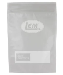 LEM ZIPPER TOP VACUUM BAGS - 11 Inch X 16 Inch GALLON SIZE Food & Food Storage