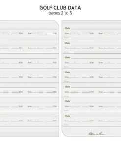 Rite In The Rain All Weather Golf Notebook, 3.5 In. X 6 In. Waterproof Notebooks