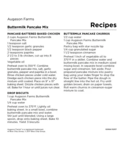 Augason Farms Buttermilk Pancake Mix 4-Gallon Pail
