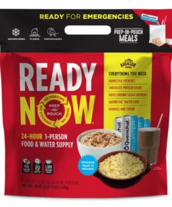 AUGASON FARMS READY NOW 24-Hour 1-Person Food & Water Supply (Homestyle) Food & Food Storage