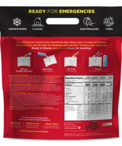 Food & Food Storage AUGASON FARMS READY NOW 24-Hour 1-Person Food & Water Supply (Steakhouse)