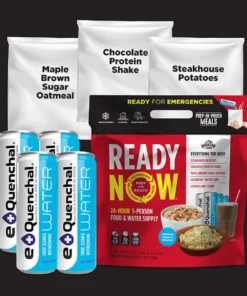 Food & Food Storage AUGASON FARMS READY NOW 24-Hour 1-Person Food & Water Supply (Steakhouse)