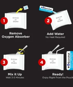 Food & Food Storage AUGASON FARMS READY NOW 24-Hour 1-Person Food & Water Supply (Steakhouse)