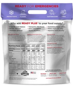 AUGASON FARMS READY PLUS Breakfast Emergency Food Supply