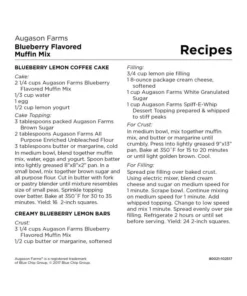 Augason Farms Blueberry Muffin Mix 10 Augason Farms Blueberry Muffin Mix