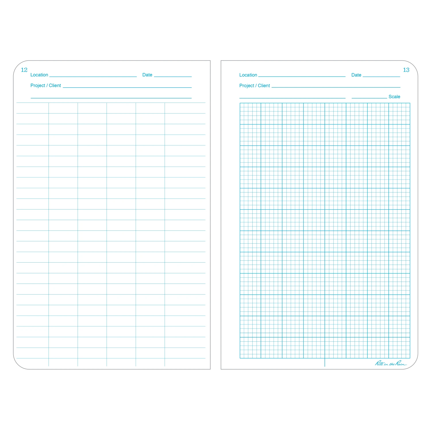 Rite In The Rain Weatherproof Hard Cover Notebook, 4.75 In. X 7.5 In. Geological Pattern Waterproof Notebooks 2 Rite In The Rain Weatherproof Hard Cover Notebook, 4.75 In. X 7.5 In. Geological Pattern Waterproof Notebooks