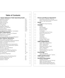 Rite In The Rain Weatherproof Side Spiral Notebook, 4.625 In. X 7 In. CERT Field Operator's Guide FOG Waterproof Notebooks 9 Rite In The Rain Weatherproof Side Spiral Notebook, 4.625 In. X 7 In. CERT Field Operator's Guide FOG Waterproof Notebooks