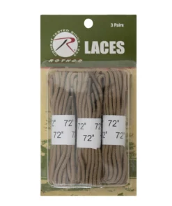 Rothco 72" Boot Laces - 3-Pack