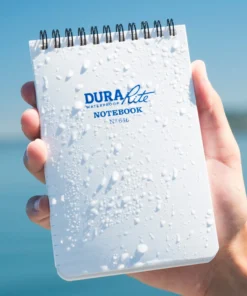 Waterproof Notebooks Rite In The Rain Waterproof (DURARITE) Top Spiral Notebook, 4 In. X 6 In. 8 Waterproof Notebooks Rite In The Rain Waterproof (DURARITE) Top Spiral Notebook, 4 In. X 6 In.