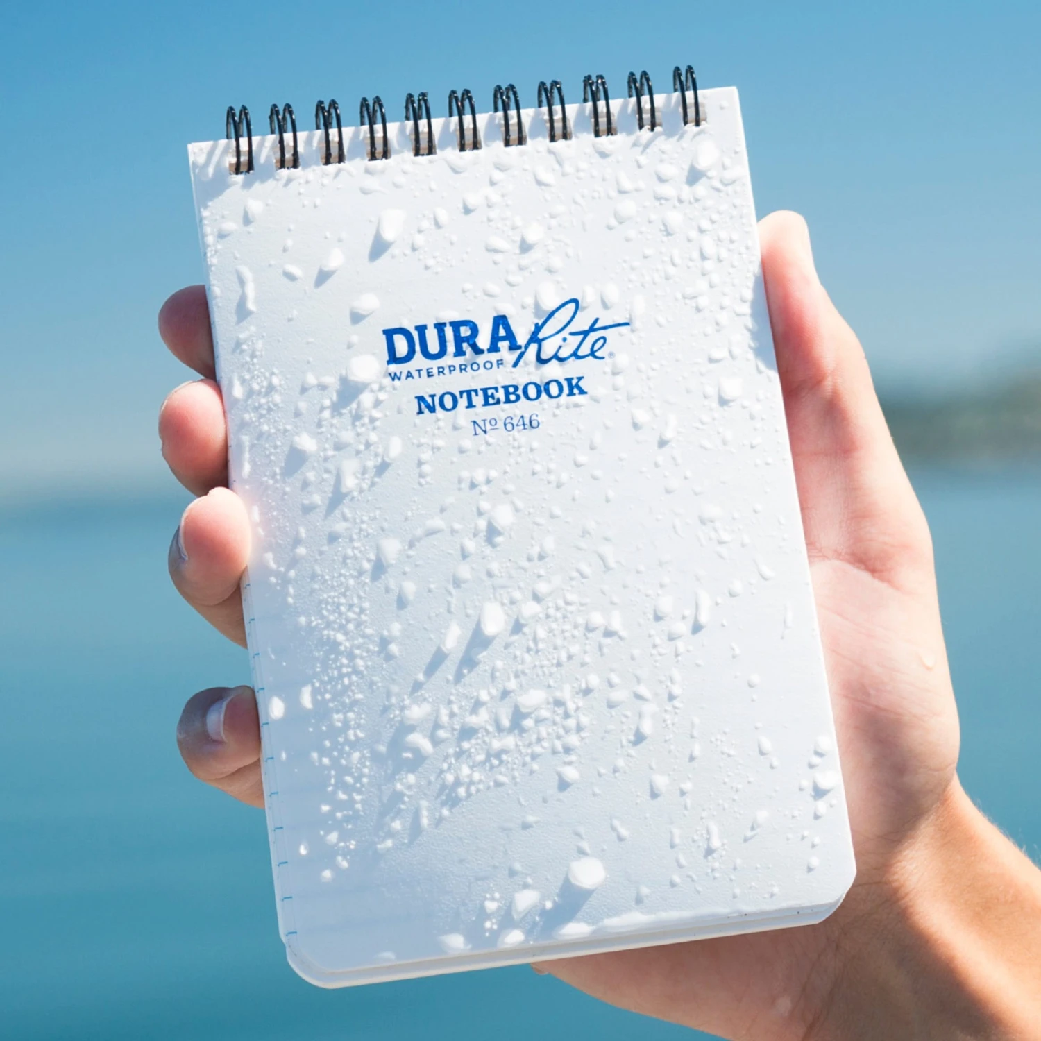 Waterproof Notebooks Rite In The Rain Waterproof (DURARITE) Top Spiral Notebook, 4 In. X 6 In. 3 Waterproof Notebooks Rite In The Rain Waterproof (DURARITE) Top Spiral Notebook, 4 In. X 6 In.